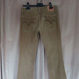 Vintage Levi’s Cords low rise boot cut beige